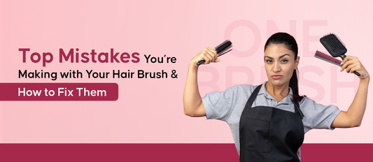 Mistakes while brushing hair